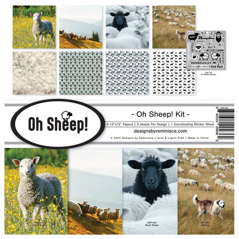 Reminisce 12x12 Collection Pack - [Collection] - Oh Sheep Kit