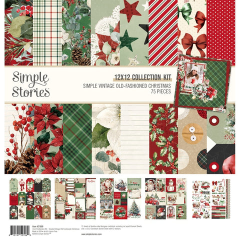 Simple Stories  12x12 Paper [Collection] - Old Fashioned Christmas