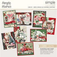 Simple Stories Card Kit - Simple Vintage Old Fashioned Christmas