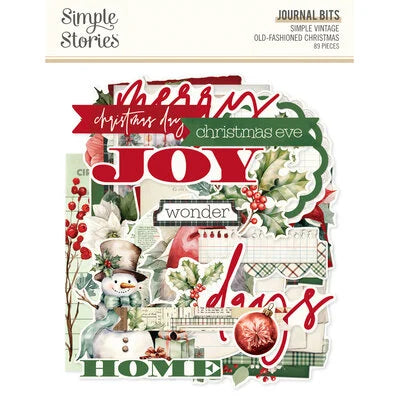 Simple Stories Journal Bits & Pieces [Collections] - Simple Vintage Old Fashioned Christmas (Copy)