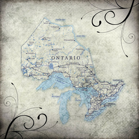 Scrapbook Customs 12x12 Paper - Ontario Travel