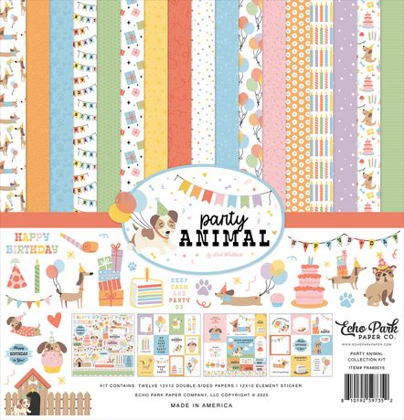 Echo Park 12x12 Paper  [Collection] - Party Animal