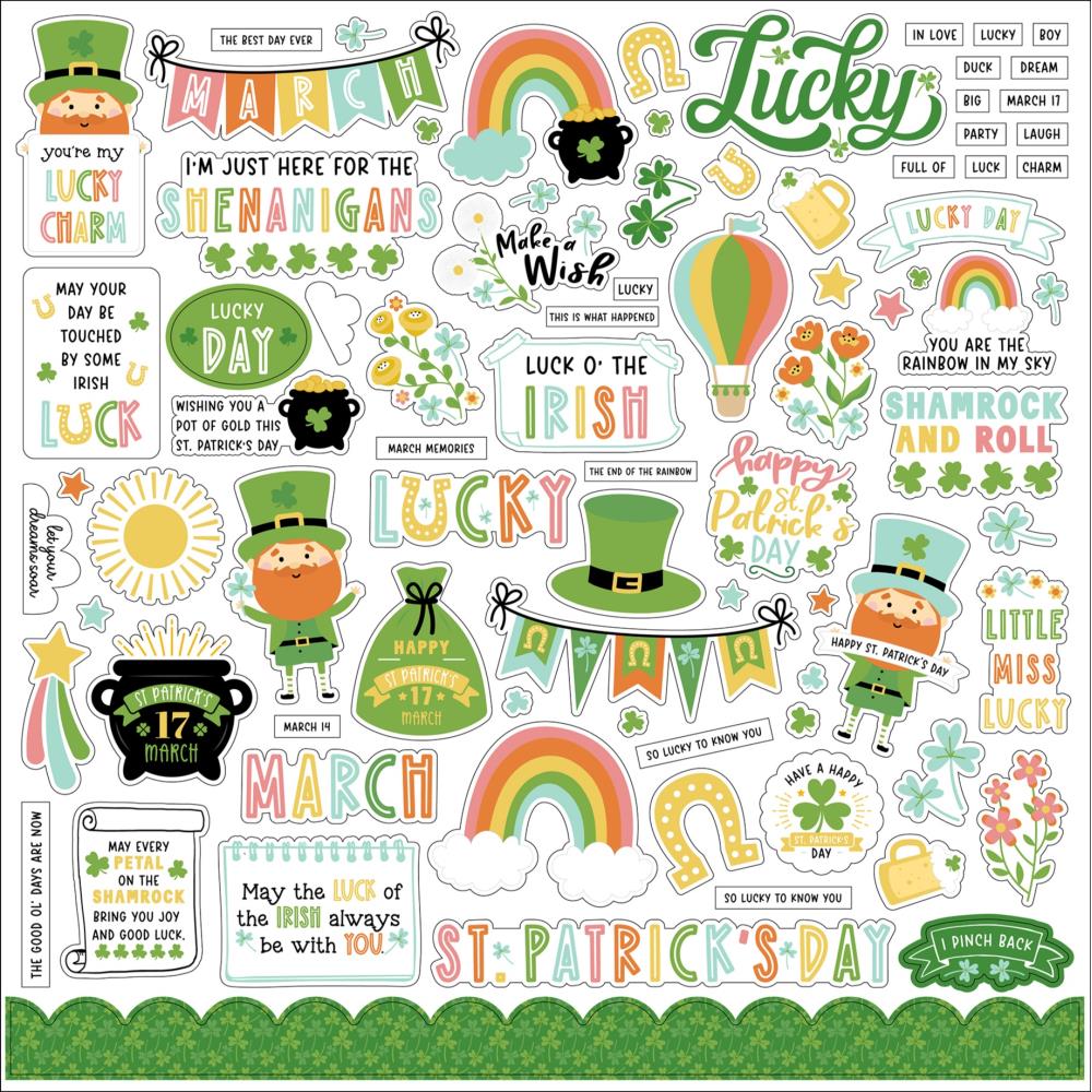 Echo Park 12x12  Stickers  [Collection] -  Happy St. Patricks Day