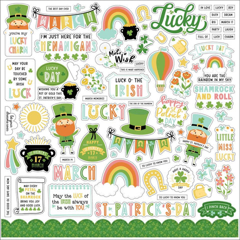 Echo Park 12x12  Stickers  [Collection] -  Happy St. Patricks Day