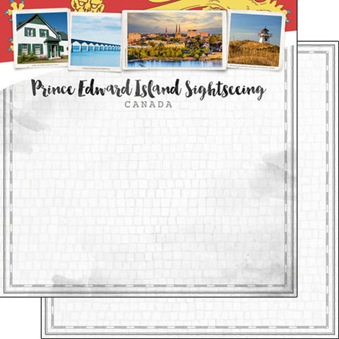 Scrapbook Customs 12x12 Paper - Prince Edward Island Sights