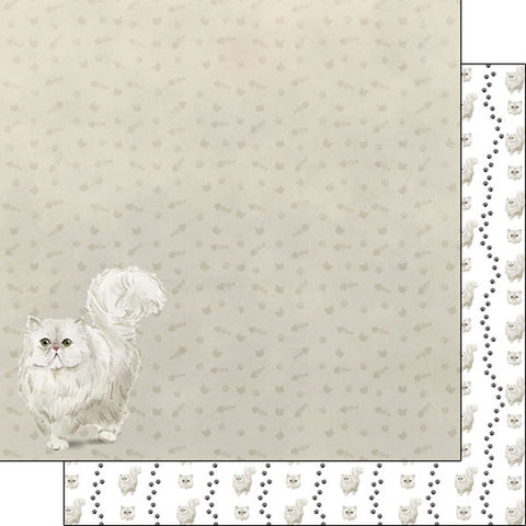Scrapbook Customs 12x12 Paper - Persian Watercolor