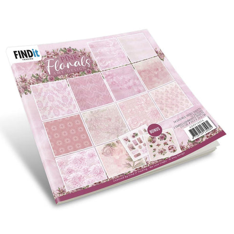 Find It [Amy Design] 8x8 Paper Pad - Pink Florals
