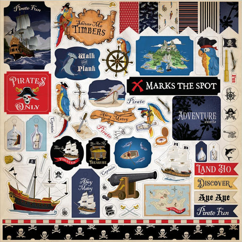 Carta Bella Stickers  - [Collection] - Pirates