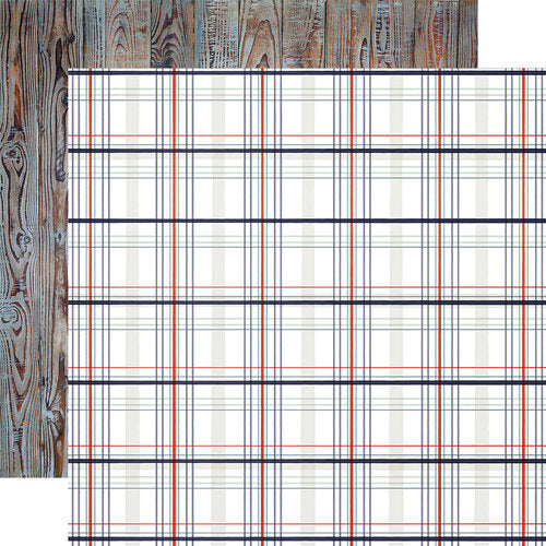 Carta Bella 12x12 Paper  [Collection] - By The Sea - Nautical Plaid