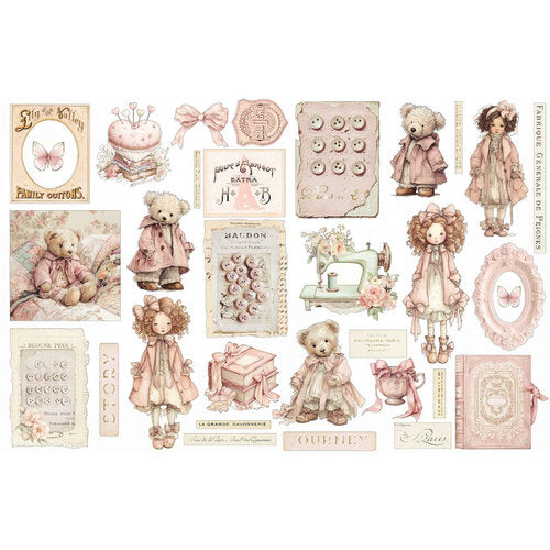 Prima MarketingEphemera - Buttons & Keepsakes - Quilted Companions