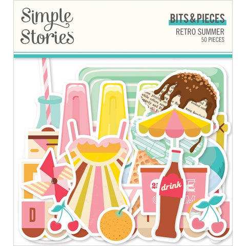Simple Stories  Bits & Pieces  [Collection] - Retro Summer
