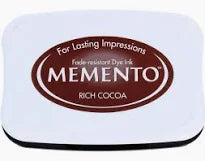 Tsukineko Memento Ink Pad - Rich Cocoa