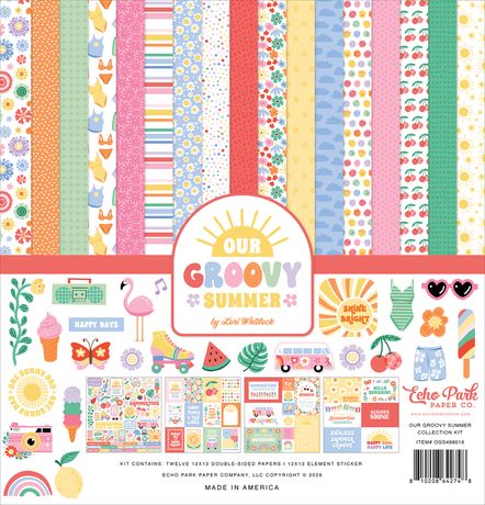 Echo Park 12x12 Paper  [Collection] - Groovy Summer