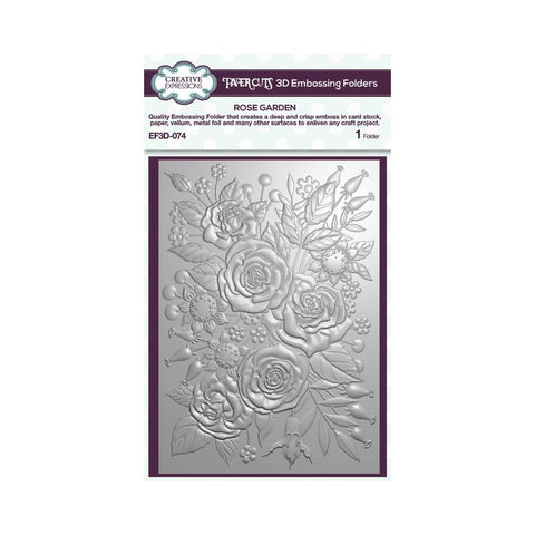 Creative Expressions Embossing Folder - Rose Garden