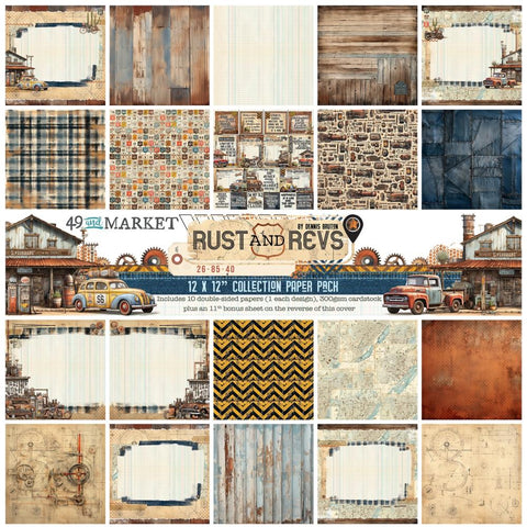 49 and Market 12x12 [Collection]  - Rust and Revs