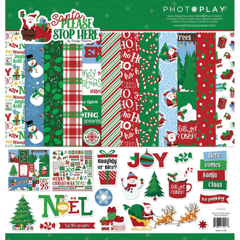 PhotoPlay 12x12  [Collection] - Santa Please Stop Here