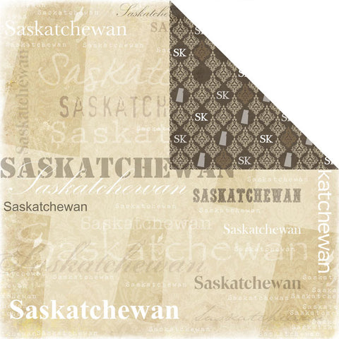 Scrapbook Customs 12x12 Paper - Saskatchewan Lovely