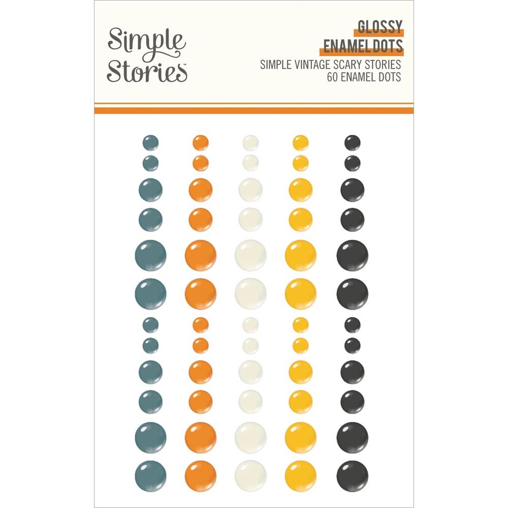 Simple Stories Glossy Enamel Dots - [Collection] - Scary Stories