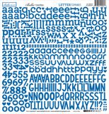 Bella BLVD - Bella Besties Letter Scramble Alpha Sticker - Blueberry