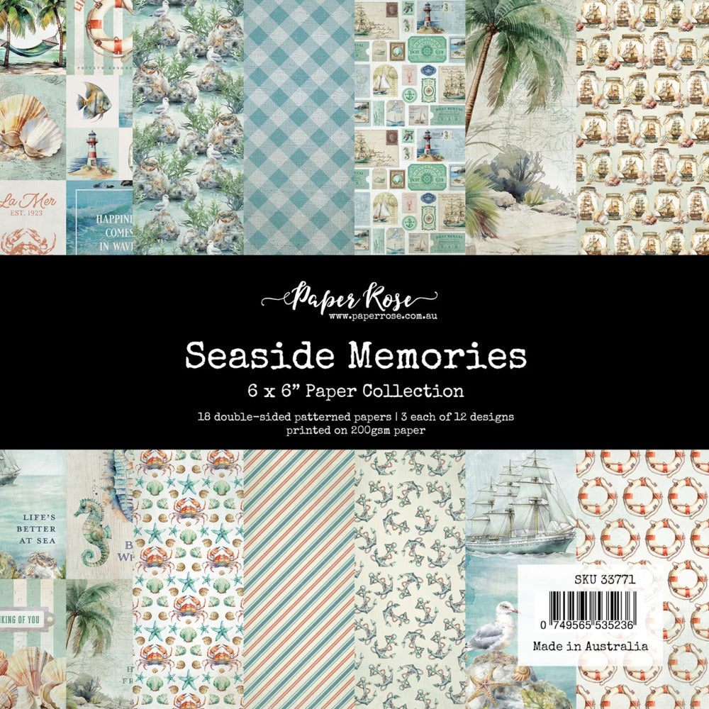 Paper Rose 6x6 Paper (Collection) - Seaside Memories