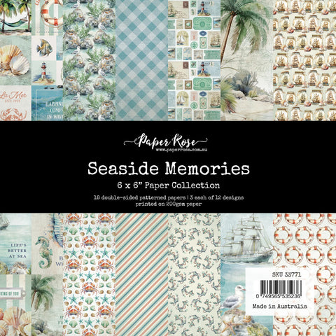 Paper Rose 6x6 Paper (Collection) - Seaside Memories