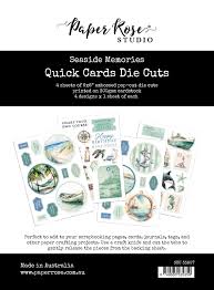 Paper Rose Quick Card Die Cuts - Seaside Memories
