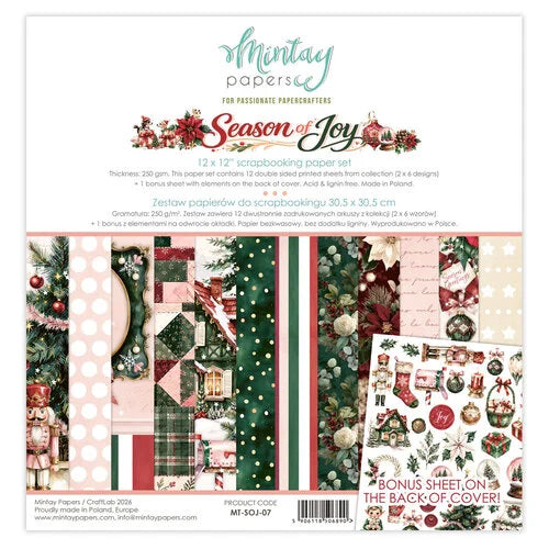 Mintay 12x12 Paper (Collection) - Season Of Joy