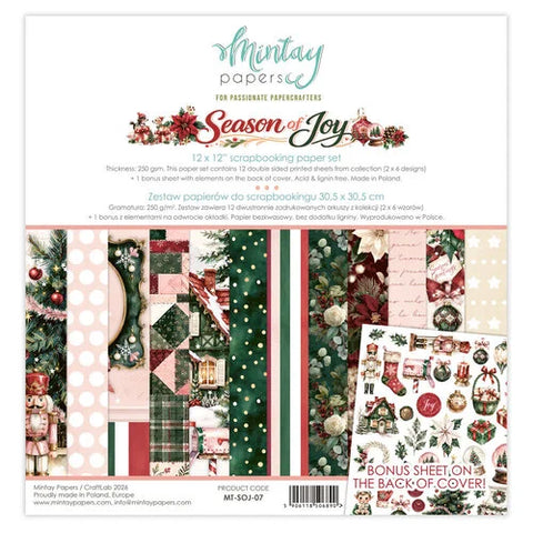 Mintay 12x12 Paper (Collection) - Season Of Joy