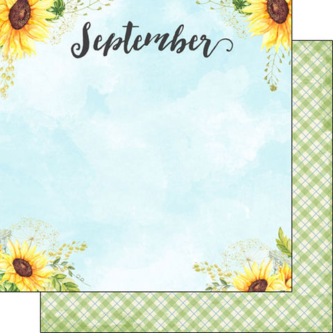 Scrapbook Customs 12x12 Paper - September Memories