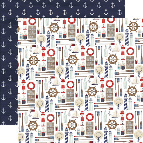Carta Bella 12x12 Paper  [Collection] - By The Sea - Set Sail