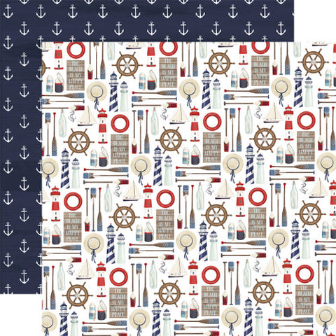 Carta Bella 12x12 Paper  [Collection] - By The Sea - Set Sail