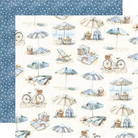 Simple Stories 12x12 Paper  [Collection]  - Sand & Sea - Shore Is Fun