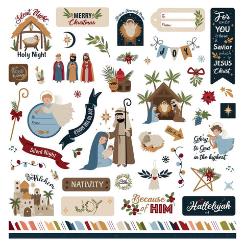 Photoplay 12x12 Stickers - Silent Night