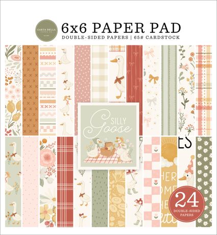 Carta Bella 6x6 Paper Pad  [Collection] - Silly Goose