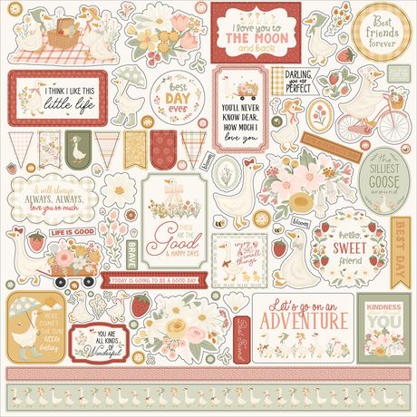 Carta Bellak 12x12  Stickers  [Collection] - Silly Goose