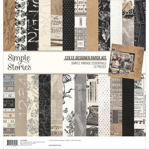 Simple Stories  12x12 Paper [Collection] - Simple Vintage Essentials