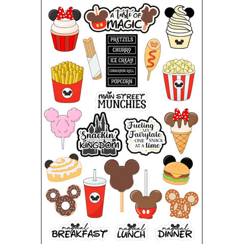 Scrapbook Customs  -  Magical Snacks Embellishments