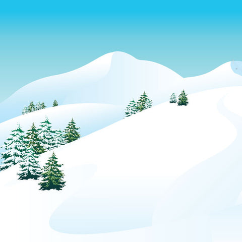 Scrapbook Customs 12x12 Paper -  Snowboarding Mountain