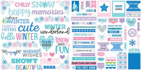 Bella BLVD - Ephemera Icons - Snowflake Season