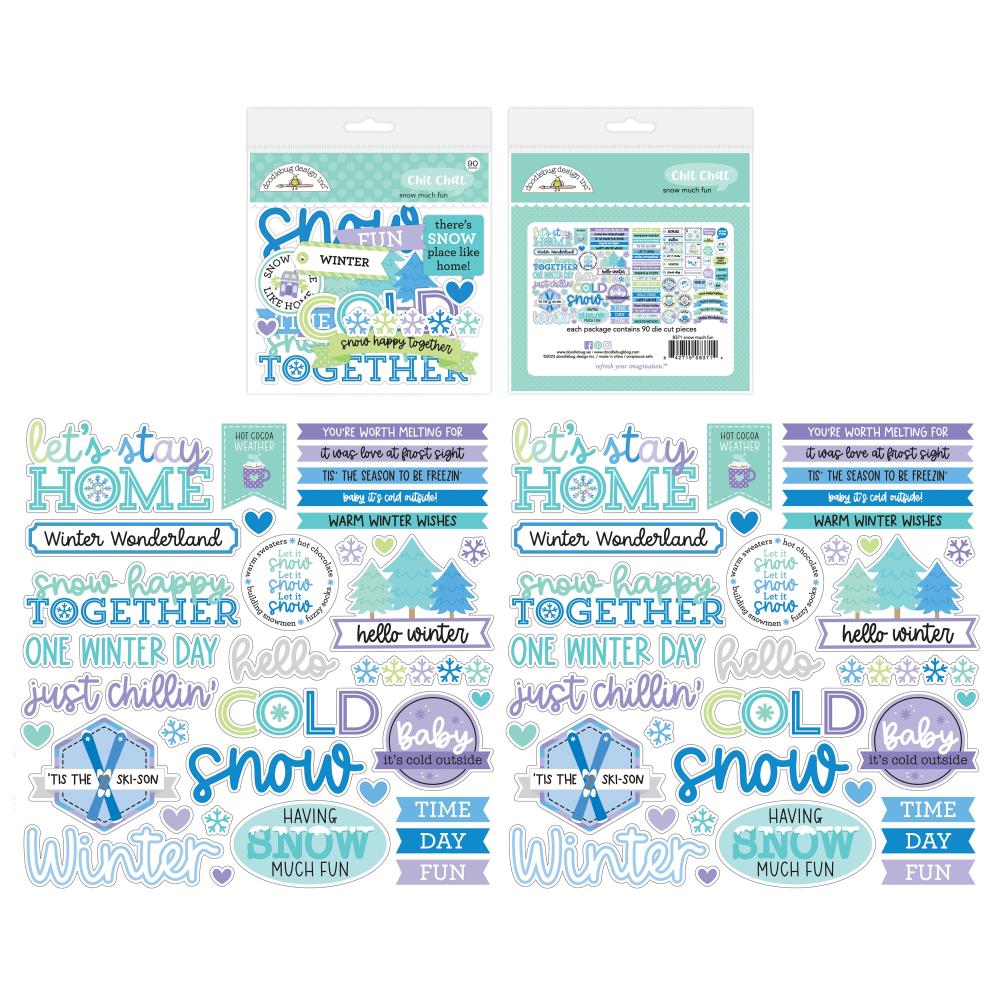 Doodlebug Design Chit Chat  [Collection] - Snow Much Fun