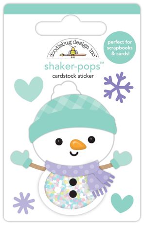 Doodlebug  Designs Inc. Shaker - Pops - Snow Much Love