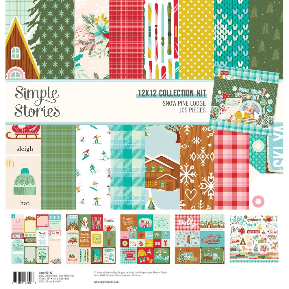 Simple Stories  12x12 Paper [Collection] - Snow Pine Lodge