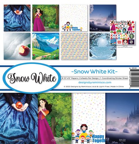 Reminisce 12x12 Collection Pack - [Collection] -Snow White Kit