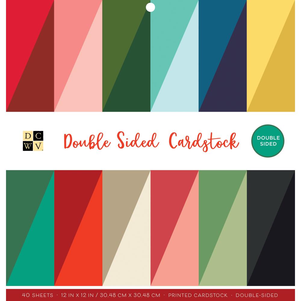 DCWV 12x12 Cardstock Stack -    Doublesided Cardstock