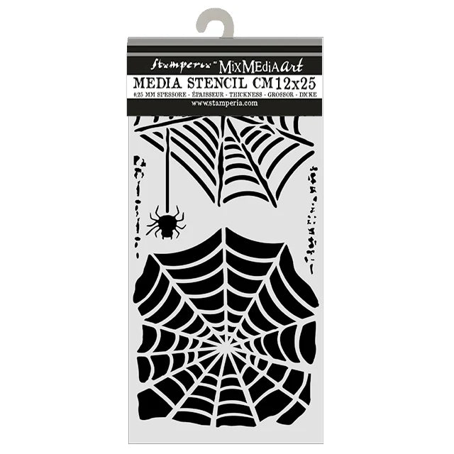 Stamperia Mixed Media Art Stencil - Spider Web
