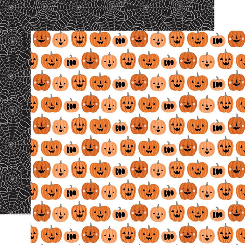 Echo Park 12x12 Paper - [Collection] - Spooktacular Halloween - Boo Pumpkins