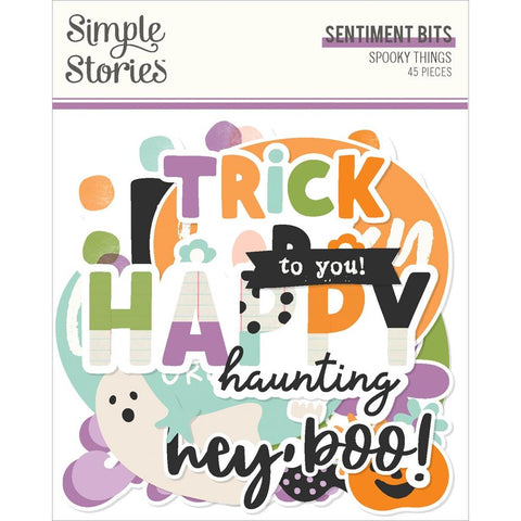 Simple Stories Sentiment Bits  [Collection] - Spooky Things