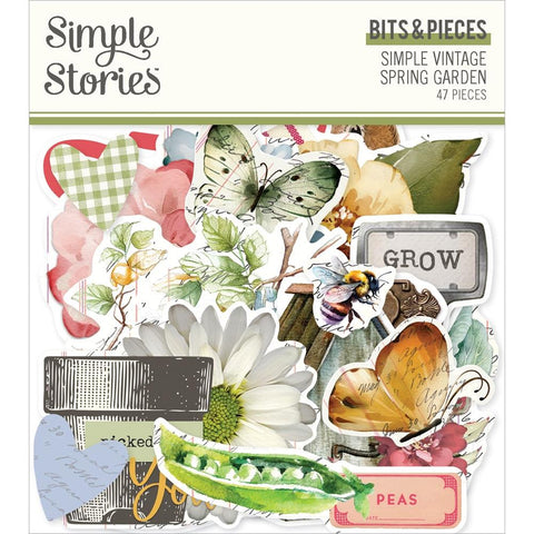 Simple Stories Bits & Pieces  [Collection] - Simple Vintage Spring Garden