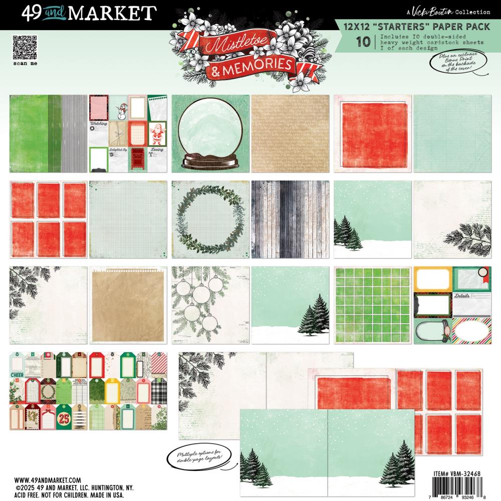 49 and Market  Starters Paper Pack [Collections] - Mistletoe & Memories