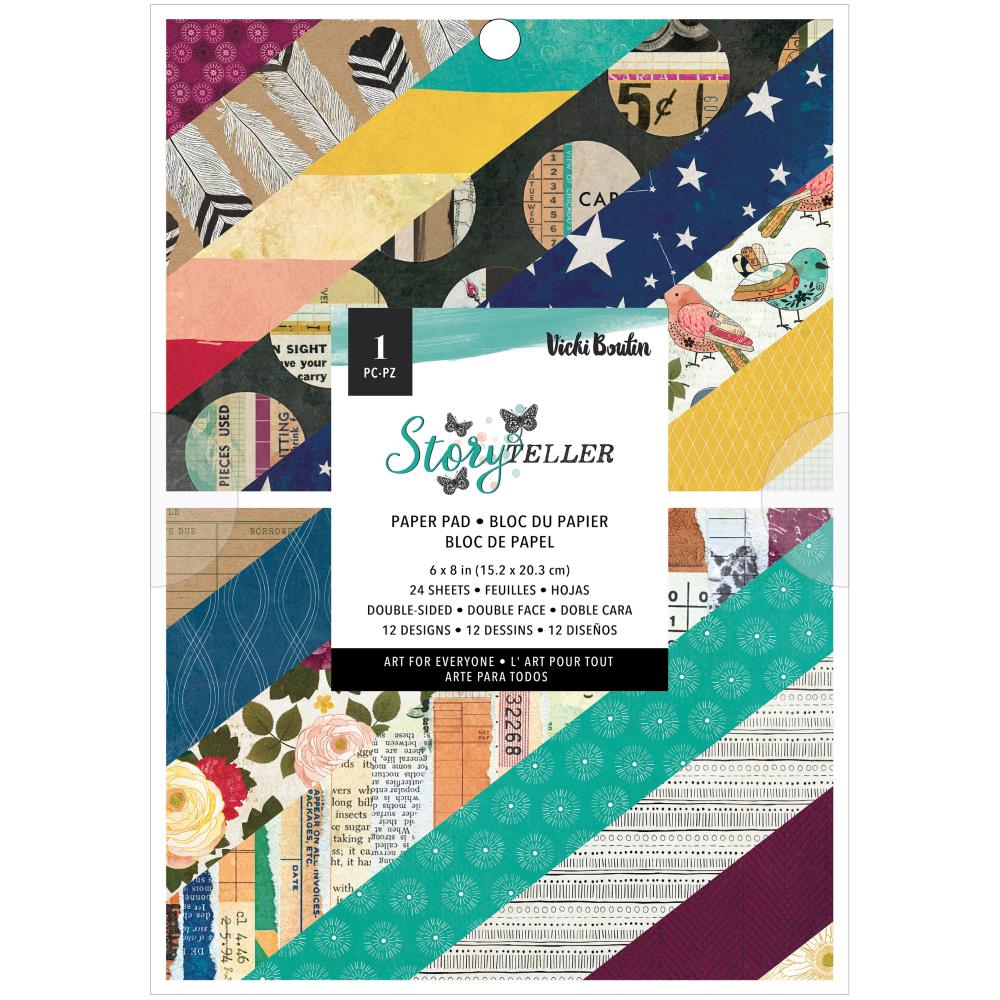 American Crafts 6x8 Paper Pad - Vicki Boutin - Storyteller